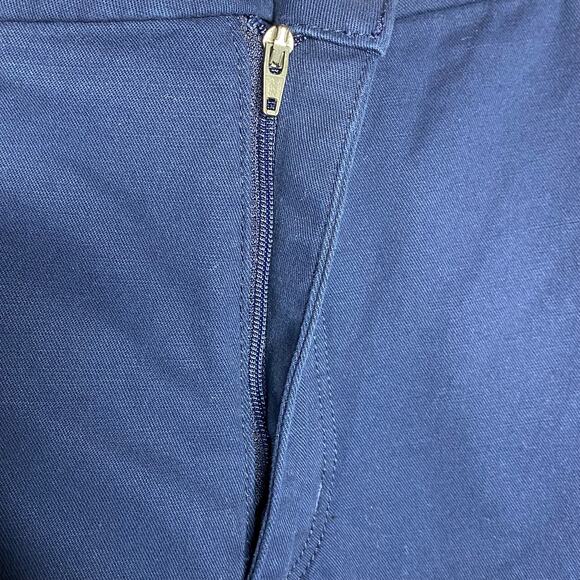 Duluth Trading Co Womens Sz 26W Regular Navy Blue Workday Warrior Cropped Pants - Picture 6 of 8